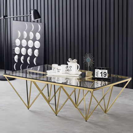 Cupola modern wooden coffee table for elegant living room interiors