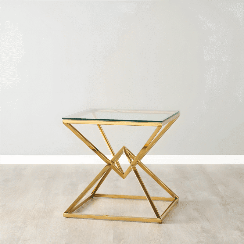 Modern side table design for small living room and bedroom spaces