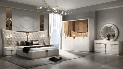 Coastal Bedroom Set Furniture with Luxury Modern Beach Design